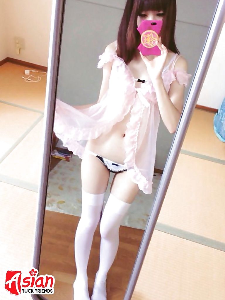 Petite skinny asian teen in lingerie doing selfies - part 2797 page 1
