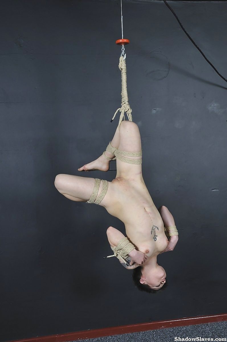 Small breasted sub girl enjoys being tied up tightly in rigorous rope bondage an - part 1075 page 1