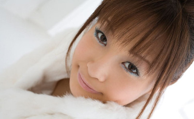 Sevimli Japon Kız Misa Kikouden gösterir Uzun nips Süre Değişen Elbise