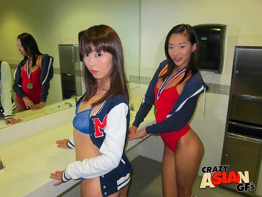 Asian cheerleaders fucked in hot threesome - part 1786 page 1
