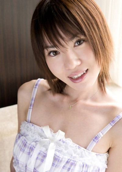Young Japanese girl Mai exposes her boobs for her boyfriend to play with